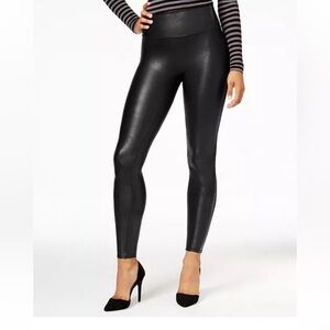 Spanx Faux Leather Leggings Medium